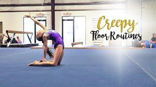 Creepy Gymnastics Floor Routines Mollie SGG [upl. by Marcelo]