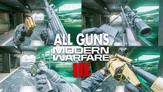 MW3 ALL Weapons  CoD Modern Warfare 3 [upl. by Higbee]