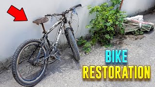 INCREDIBLE Bicycle RESTORATION Transforming A Trash Bike Into A Giant Mountain Bike [upl. by Arianna]