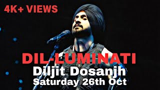 DILLUMINATI TOUR  Diljit dosanjh Concert  Jawaharlal Nehru stadium  Sat 26th Oct 24  New Delhi [upl. by Atsahs]