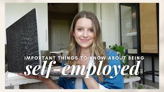 10 Things to Know Before Being SelfEmployed Tax Tips LLC SCorp Payroll Benefits Bookeeping [upl. by Dnyletak]