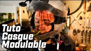 TUTO ► FABRIQUE TON CASQUE MOTO MODULABLE [upl. by Attayek]