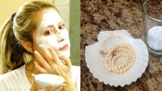 PEARL POWDER BENEFITS  PEARL POWDER FACE MASK [upl. by Anieral130]