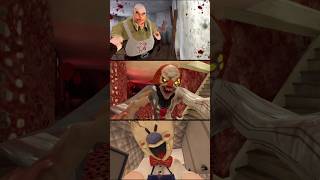 Mr Meat 1 Vs Death Park 2 Vs Ice Scream 2  Jumpscare Battle Shorts [upl. by Aedrahs]