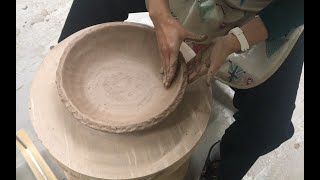 How to coil a big pot part 1 — Coiling technique [upl. by Annahael]