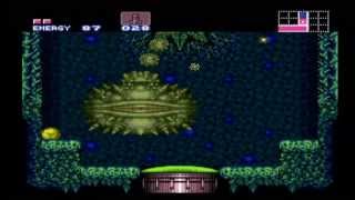 Super Metroid Spore Spawn Boss [upl. by Aninahs]