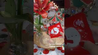 ASMR Popping Candy unwrapping amp testingeating just forfuncandyasmrchristmas2024shorts 🧑‍🎄 [upl. by Brookner]