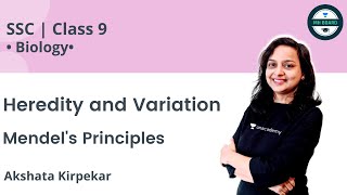 Heredity and variations  Mendels Principles  Biology  Akshata Kirpekar [upl. by Zat447]