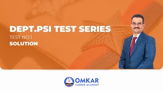 DEPT PSI TEST SERIES l TEST NO 1 l EXPLAINATION deptpsi departmentalpsi dpsi santoshpawarsir [upl. by Izaak235]