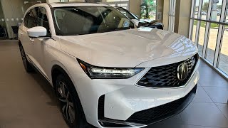 Platinum White 2025 Acura MDX Tech Walkaround [upl. by Sanjiv]