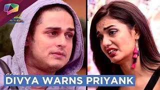 Divya Agarwal WARNS Priyank Sharma To Trust Vikas Gupta amp Leave Hina Khan  Bigg Boss 11  Colors Tv [upl. by Landmeier]