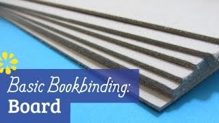 Bookbinding Cover Board [upl. by Sremmus474]