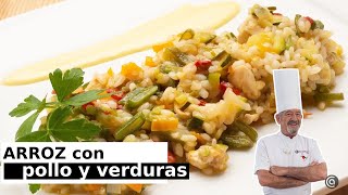 Arroz con pollo y verduras  Cocina Abierta de Karlos Arguiñano [upl. by Yliah]