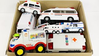 救急車たちが坂道走るよ！！緊急走行テスト。サイレン鳴る。トミカ。Ambulances un uphill Emergency driving test Siren sounds  Tomica [upl. by Marlea]