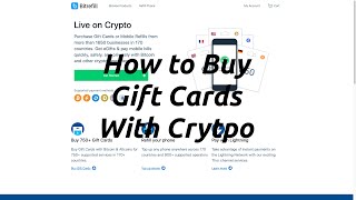 How to Buy Gift Cards With Crypto With Bitrefill [upl. by Ephrayim952]