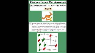 Enigme pas facile  Concours Kangourou maths 2022 sujet S 20 les centrales [upl. by Nav]