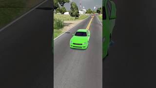 Colourful Cars vs Hydraulic Crush  BeamNGDrive shorts beamng [upl. by Gilder]