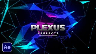 Create Plexus Motion Graphic Lines in After Effects  Tutorial [upl. by Ahsap]