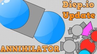 NEW DIEPIO ANNIHILATOR TANK  vs Bosses Mothership and Dominators [upl. by Eiramasil]