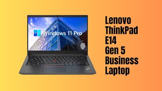 Lenovo ThinkPad E14 Gen 5 The Ultimate Business Laptop Review  Realtecshop [upl. by Hahsi]