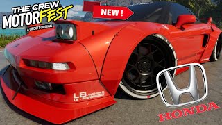 Using the NEW LIBERTY WALK HONDA NSX in the Grand Race META  The Crew Motorfest [upl. by Sible]