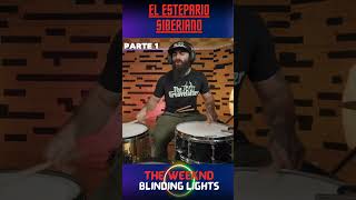 DRUM COVER  BLINDING LIGHTS  THE WEEKND  drumline Elsiberiano [upl. by Ayiotal]