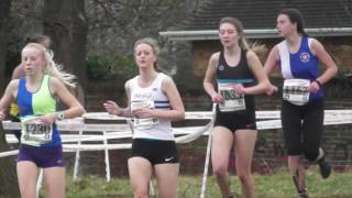 Under 20 Women English National Cross Country Championships 25022017 [upl. by Anillek]