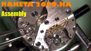 Raketa 2609HA  Assembly [upl. by Gnilrac778]