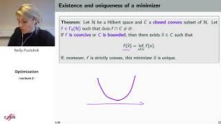 Nelly Pustelnik Optimization lecture 2 [upl. by Etteuqal542]