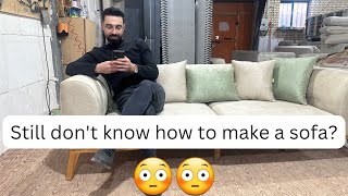 Learn how to make a threeseater sofa frame  Making a threeseater sofa [upl. by Shue563]