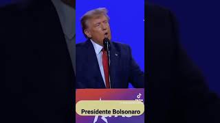 Presidente Trump e Presidente Jair Bolsonaro no CPAC [upl. by Ayekat]