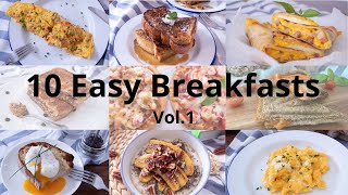 Top 10 Easy Breakfast  10道簡易早餐｜Breakfast Recipes  Breakfast Ideas  早餐食譜 [upl. by Solegnave]