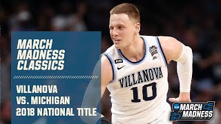 2018 March Madness NCAA title game Villanova v Michigan FULL [upl. by Fillbert]