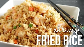 How to Make Shrimp Fried Rice Chinese Fried Rice Recipe [upl. by Hillery899]