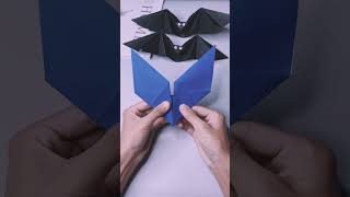 Teach you how to fold a fun bat with a piece of paper and you can also flap its wings [upl. by Alistair]