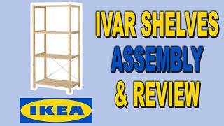 IKEA IVAR Shelf Assembly and Review  Clueless Dad [upl. by Arela170]