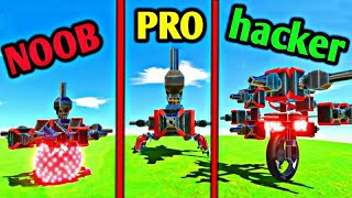 I UPGRADED NOOB VS PRO VS HACKER UNIT IN ANIMALS REVOLT BATTLE SIMULATOR  ARBS [upl. by Hyozo]