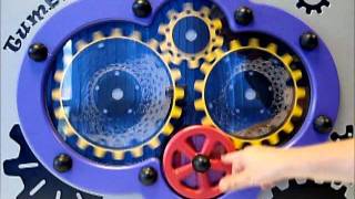 Fahr Industries Tumble Ball Cog Wall Play Panel 2wmv [upl. by Akimot409]