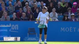 2017 Aegon International Quarterfinals  Caroline Wozniacki vs Simona Halep  WTA Highlights [upl. by Ornas270]