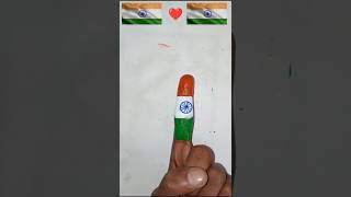 Indian Flag ❤️ National Anthem 🇮🇳drawing art shorts trendi [upl. by Di]