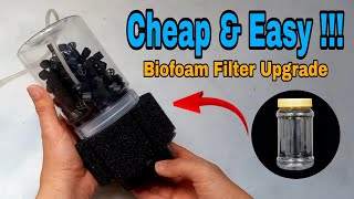 Aerator biofoam filter modified  Aquarium filter DIY [upl. by Diva]