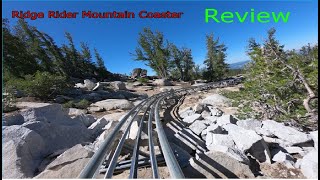 Ridge Rider Mountain Coaster Review Heavenly Mountain Resort Lake Tahoe  Weigand Mountain Coaster [upl. by Dittman]