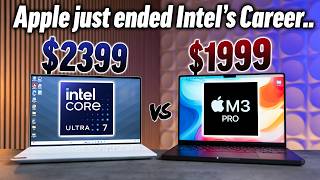 XPS 14 vs 14quot MacBook Pro  Apple just KILLED Intel [upl. by Edivad5]