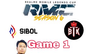 SIBOL vs BTK CLOSE GAME  Game 1  Kbreakdown [upl. by Cleasta]