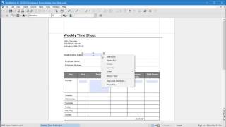 WordPerfect X8  Use a template to create a PDF Form [upl. by Leugar]