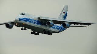 240519 ANTONOV 124 Pouso em Campinas Viracopos VÍDEO 4K [upl. by Lunn]