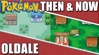 Pokemon Then amp Now  Oldale Town Comparison [upl. by Abih977]