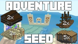 The ADVENTURERS Seed In Minecraft Console EditionAquatic Update [upl. by Nednil]