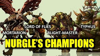 10 Strongest Plague Champions of Nurgle [upl. by Cheatham341]