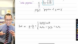 Understanding Vector Projections 2 of 3 Alternative formulas  worked example [upl. by Meryl623]